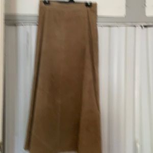 Newport News Maxi Leather Skirt